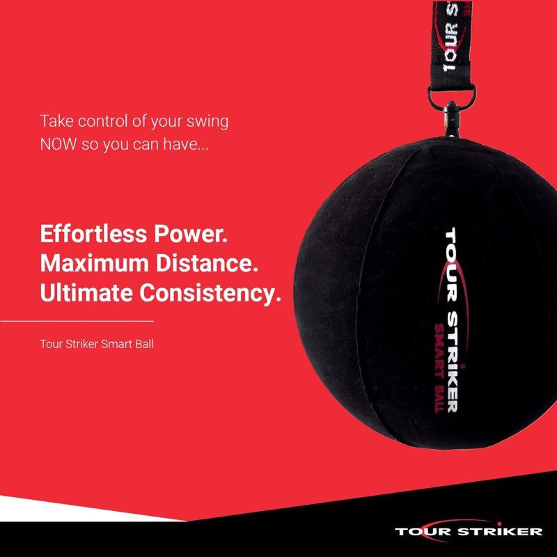 Golf Training Aid Tour Striker Smart Ball – Portable Arm-Body Sequencing Trainer