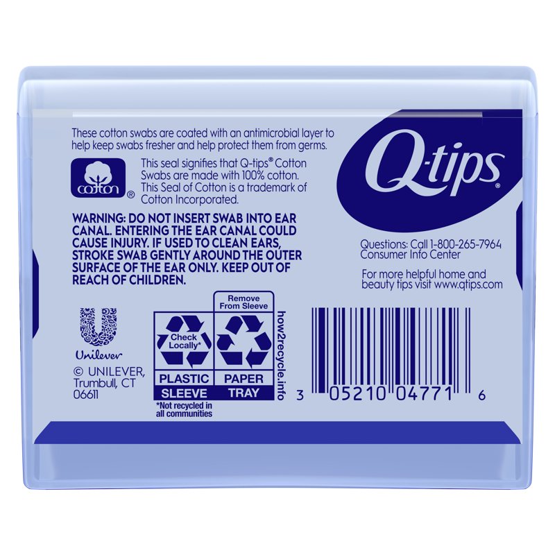 Cotton Swabs First Aid & Hygiene Travel Pack - 30 Count, 4 Pack