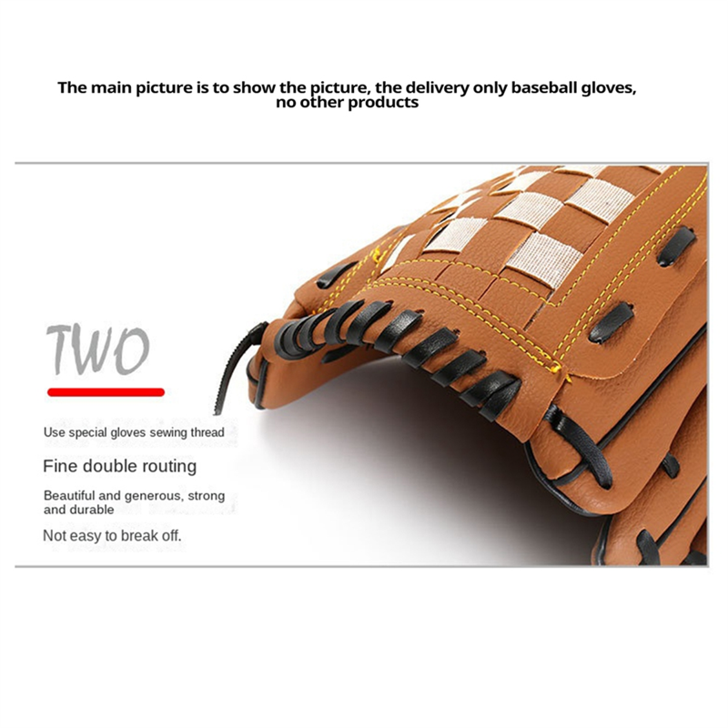 10.5 Inch Baseball Glove Fielding Glove for Softball & Baseball Pink PU