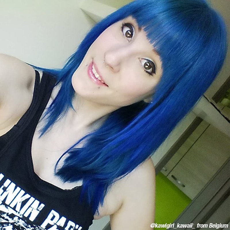 Semi Permanent Hair Color - Vibrant Blue, Custom Shades, Vegan & Cruelty-Free - 4oz