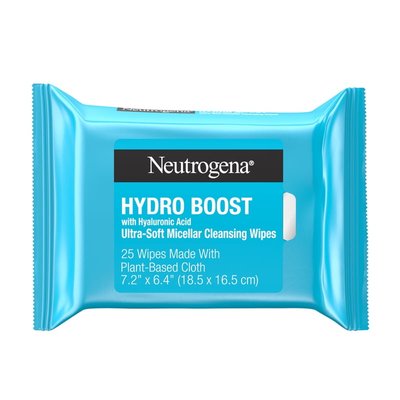 Hydro Boost Makeup Remover Wipes - Gentle Facial Cleansing Towelettes