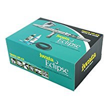 Iwata Eclipse HP-CS Airbrush Set with Hose Cleaner and Paint - Versatile Creative Tool