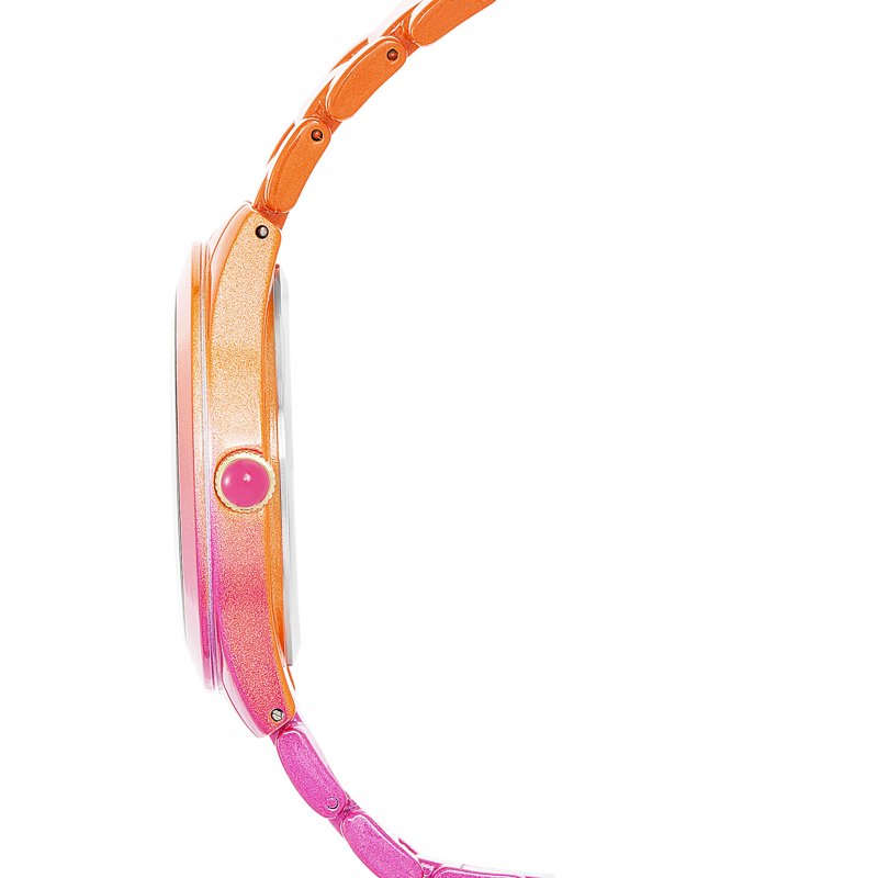Women’s Gradient Printed Watch with Colorful Dial and Band - Gift-Ready