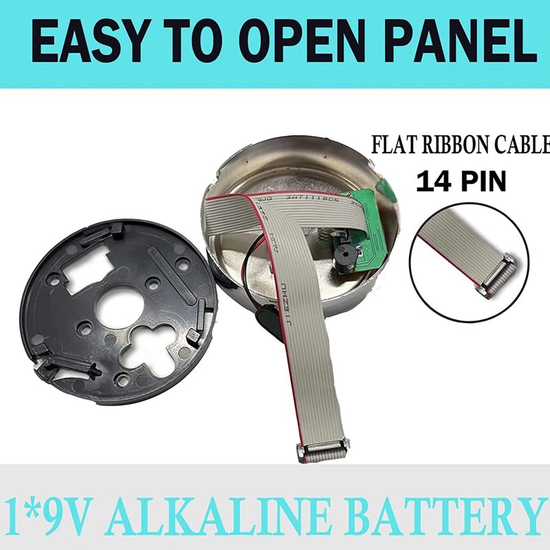 Gun Safe Lock Replacement with Digital Solenoid Lock & Chrome Keypad