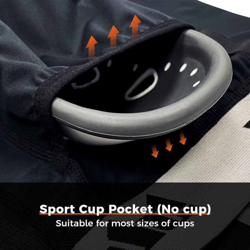 Men's Padded Baseball Sliding Shorts with Cup Pocket for Softball Football Hockey
