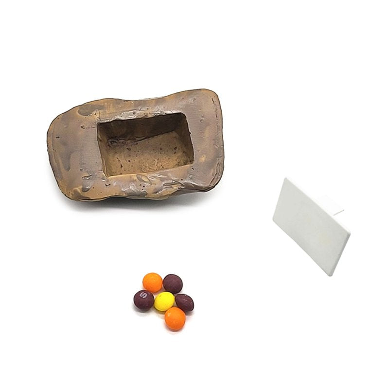 Outdoor Faux Rock Key Hider - Weatherproof Rust-Resistant Hidden Key Storage