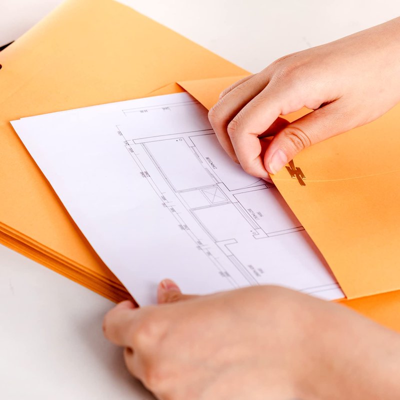 Brown Kraft Clasp Envelopes 9x12 Inches - Pack of 18 Document Mailers