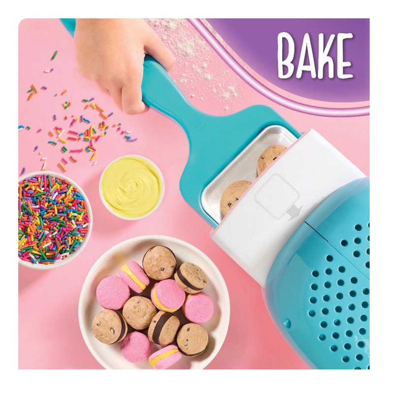 Kids Baking Set with Easy-Bake Oven and Mixes - Pizza & Cookies Bundle