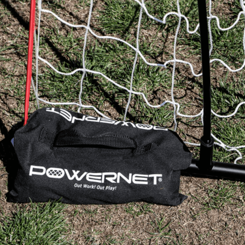 PowerNet 8x4 ft Portable Soccer Goal – Collapsible with Fiberglass Poles + Bag