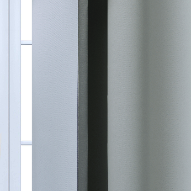 Grommet Light Blocking Ombre Curtains - Room Darkening Window Drapes