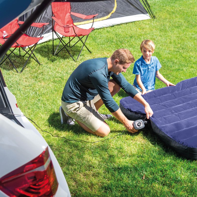 12V Electric Car Inflatable Air Pump for Pools & Air Mattresses