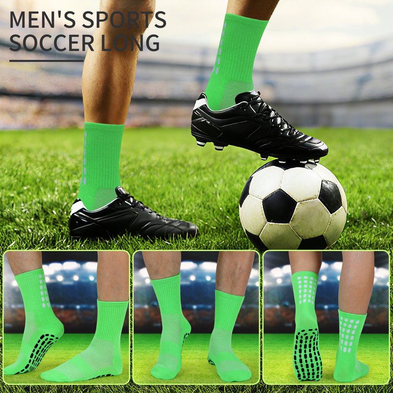 Men's Non Slip Grip Socks for Sports Gym Yoga and Dance - 10 Pairs, Size 9-11