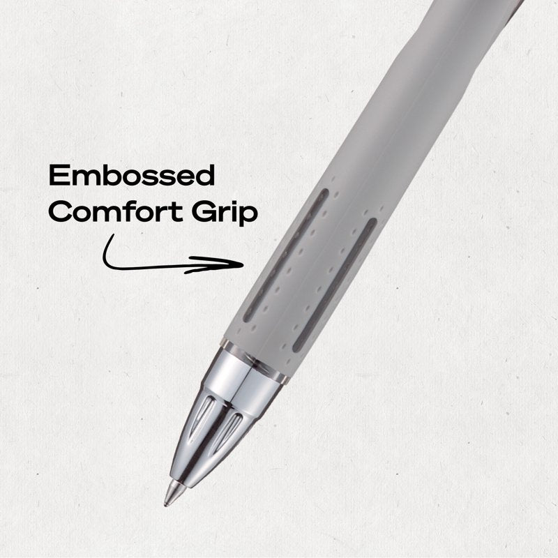 Uniball Jetstream RT Retractable Ballpoint Pens 0.7mm Fine Point Black Ink - 4 Pack
