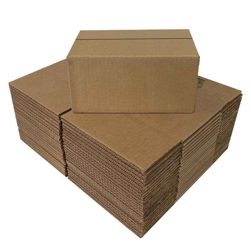 Bulk Shipping Boxes - 8 x 6 x 4 Inch Single Wall Corrugated Packaging