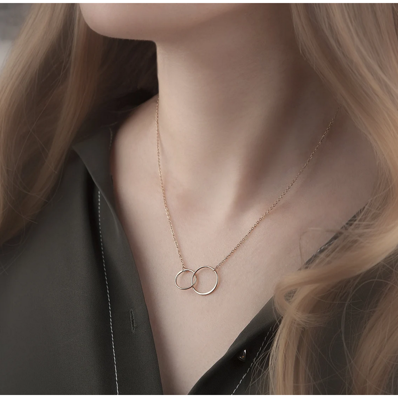 Personalized Mother's Day Necklace with Custom Card - Gold or Silver Gift for Mom