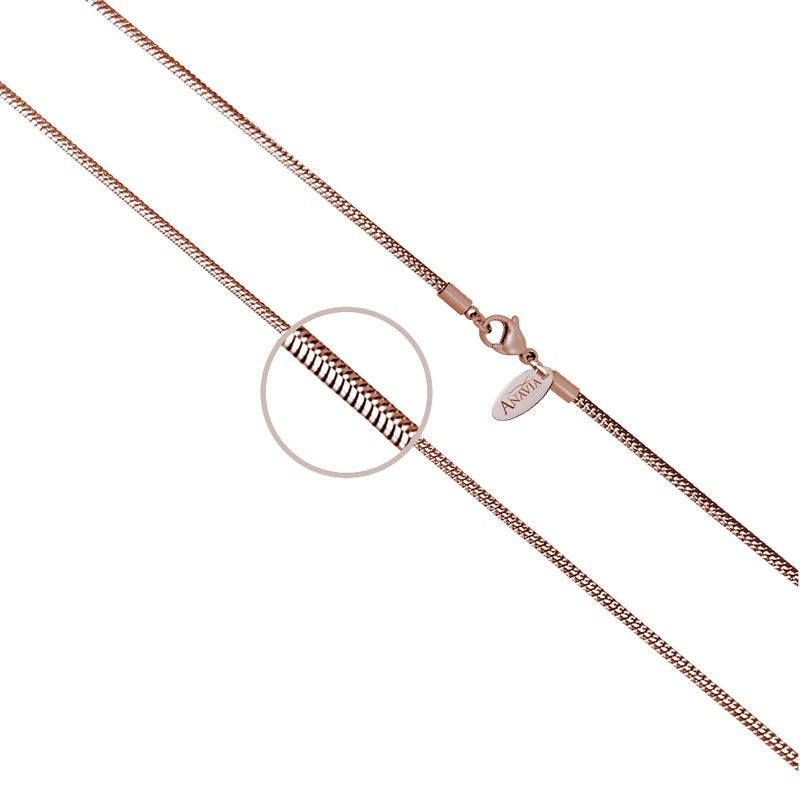 Long Bar Cylinder Cremation Jewelry Memorial Necklace Rose Gold & Silver