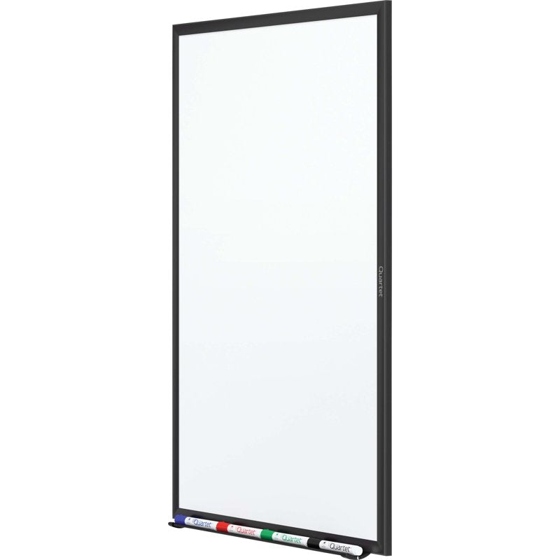 Quartet Total Erase Whiteboard 36 x 24 Dry-Erase Surface with Black Aluminum Frame
