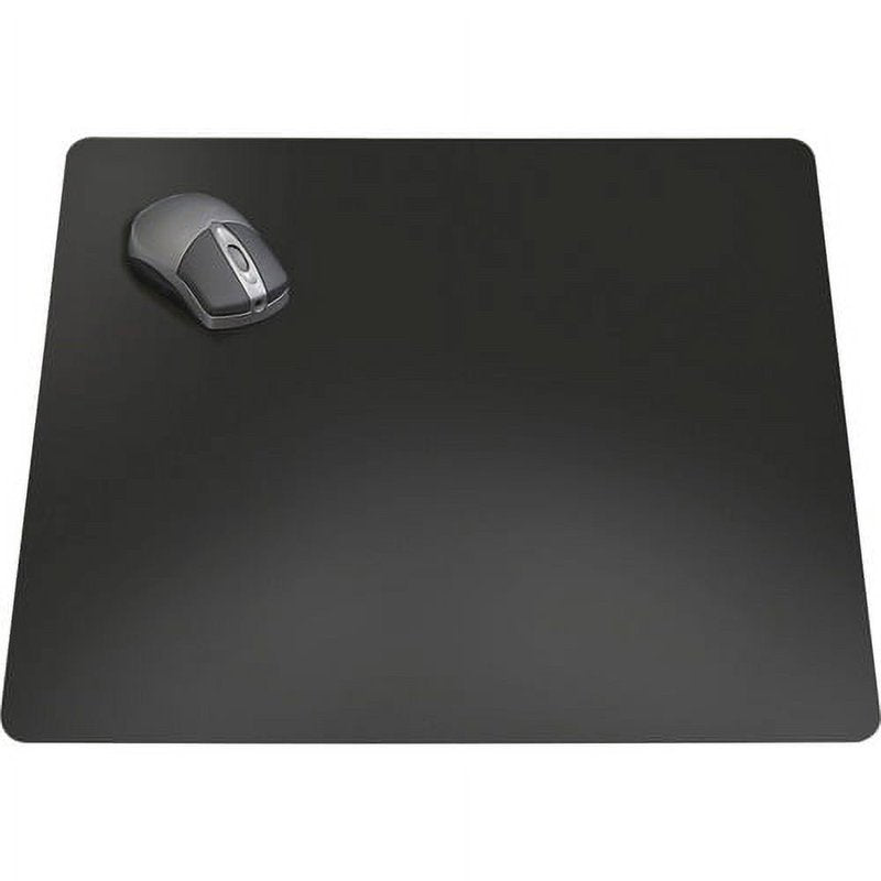 Desk Pad 24x17 in PVC Antimicrobial Full-Surface Protector, Black