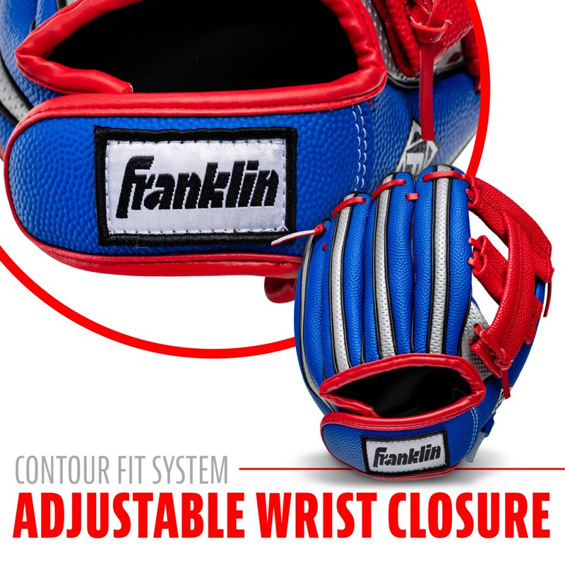 Kids Teeball Glove and Ball Set - 9 Inch, Lightweight, Right Hand Throw