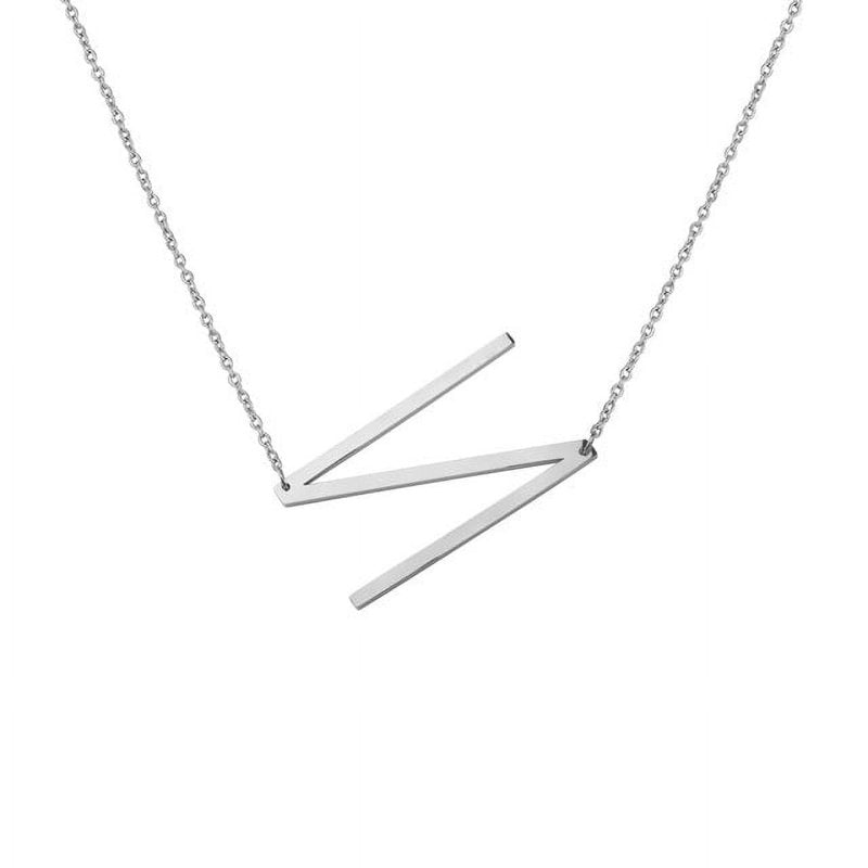 Personalized Initial Letter Necklace for Women - Custom Engraved Jewelry Gift Set