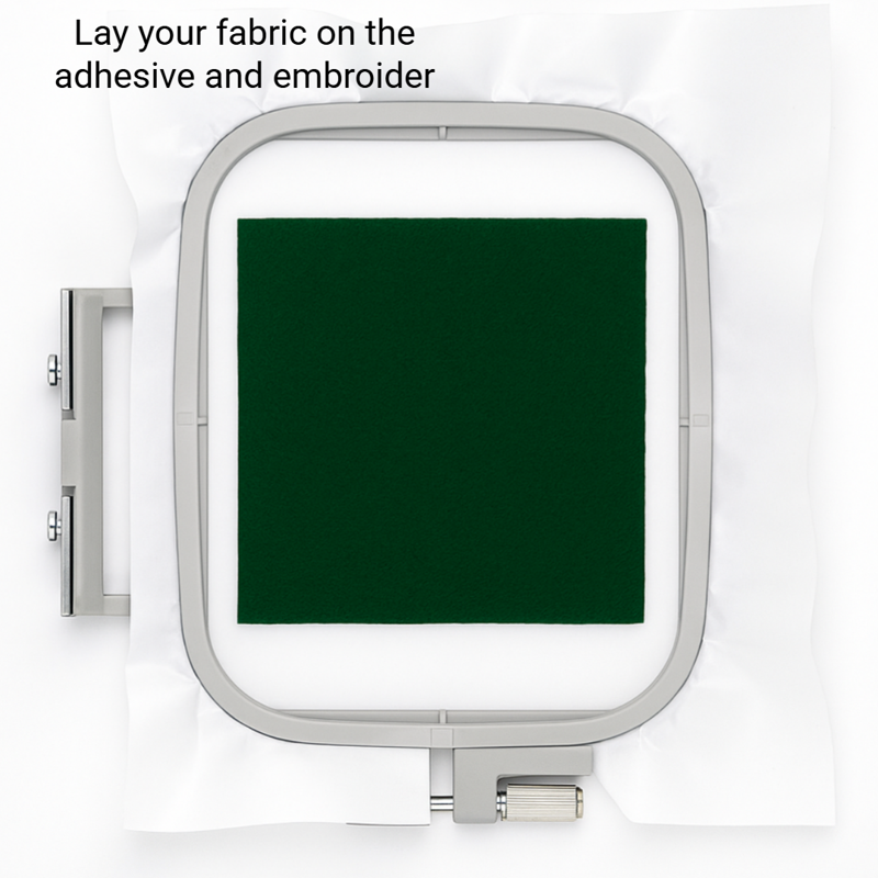 Self Adhesive Tear Away Embroidery Stabilizer Roll 12x10 Yards for Machine Embroidery - Peel & Stick