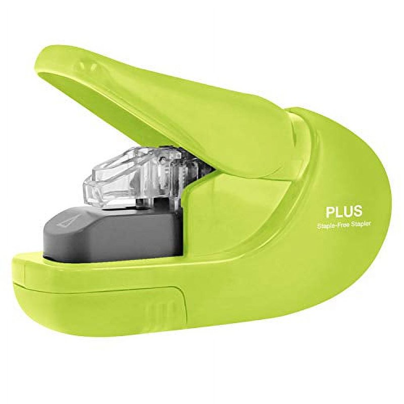 Paper Clinch Staple-Free Stapler Eco-Friendly Green Compact Office Tool