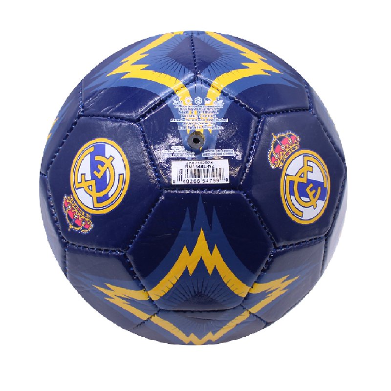 Real Madrid Official Licensed Size 2 Soccer Ball - Navy Kaleidoscope Design
