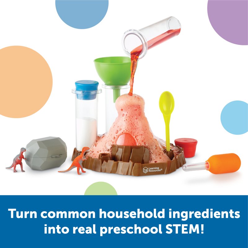 Fizzy Volcano Science Experiment Kit for Kids - STEM Classroom & Home Learning
