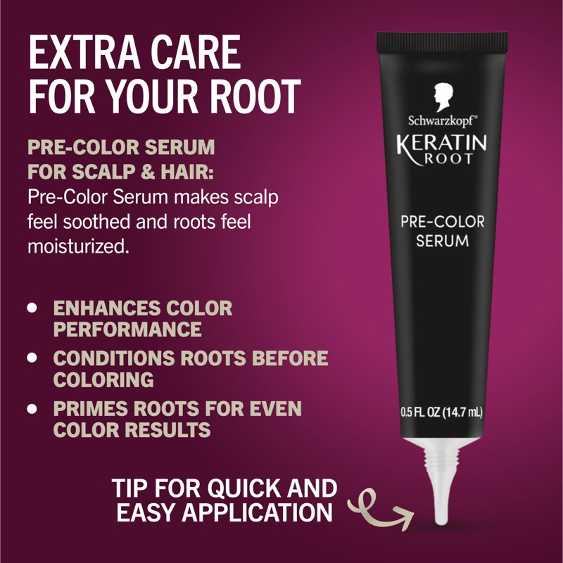 Root Touch-Up Hair Color Kit for Gray Coverage, Long-Lasting Permanent Dye