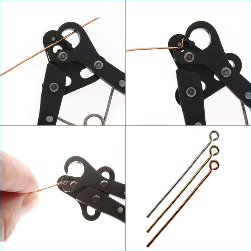 Jewelry Looper Kit with 1-Step Pliers & Tarnish-Resistant Wire Spools - Create Consistent Loops