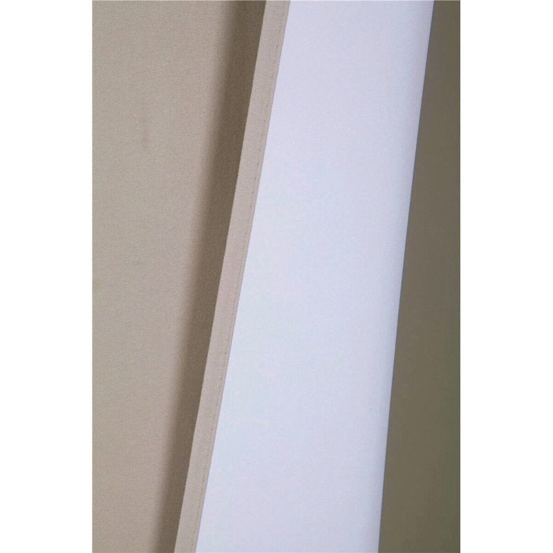 2-Piece Lined Curtain Panels with Rod Pocket - Multiple Colors, 37x95 Inches