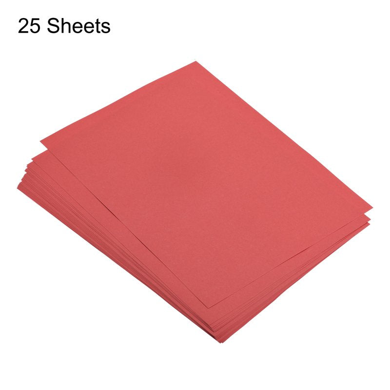Colored Copy Paper A4 80gsm Bright Red 25 Sheets Office & Art Use