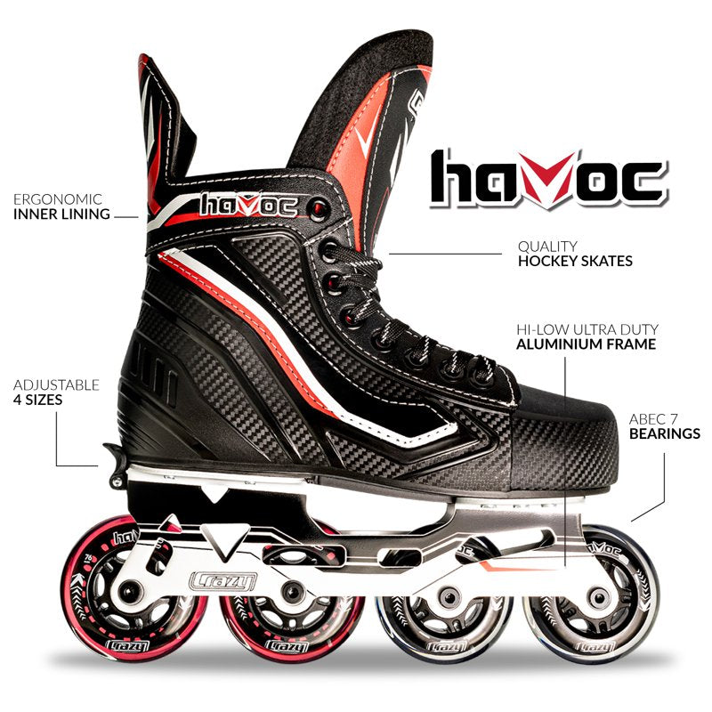 Adjustable Inline Hockey Skates for Men Women Kids - High Performance & Comfort