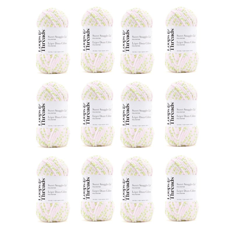 Bulky Yarn Pack for Knitting Crochet & Weaving - 12 Bright Colors