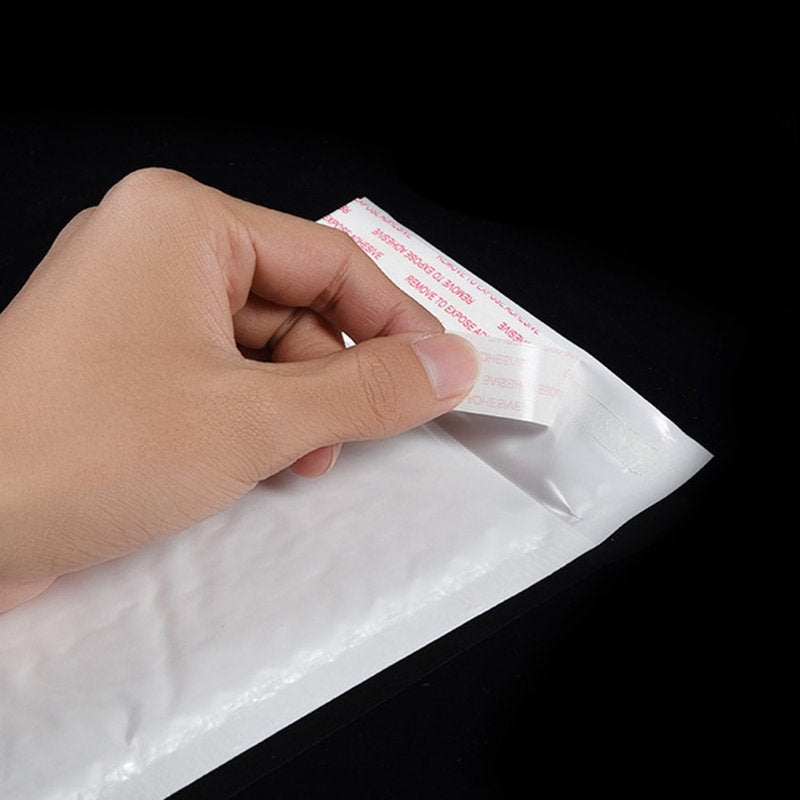 Poly Bubble Mailers with Reinforced Sealing Flap - Multiple Sizes & Quantities