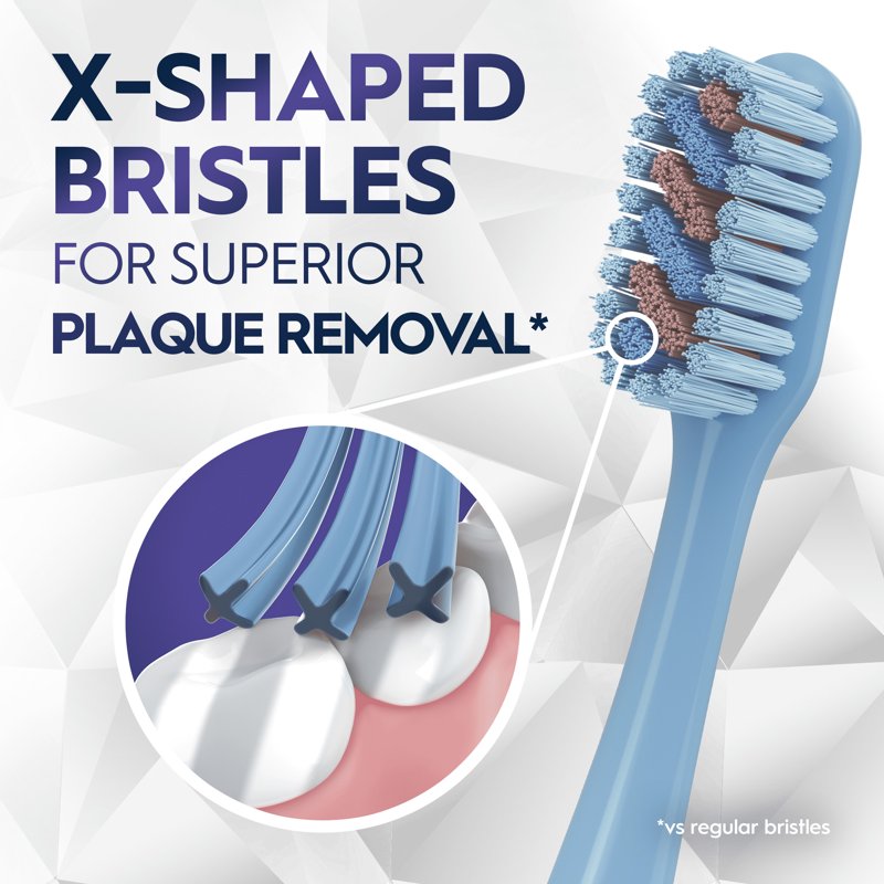 Manual Toothbrush for Whitening & Gentle Cleaning - Medium Bristles