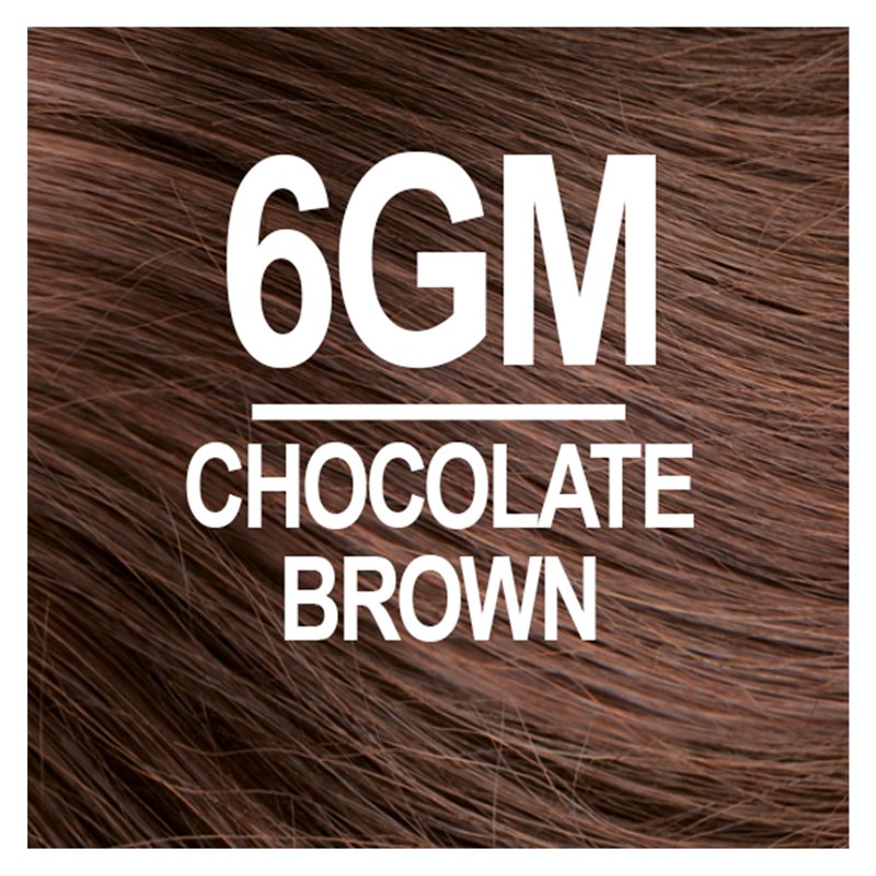 Natural Permanent Hair Color - 6GM Chocolate Brown, Pack of 2