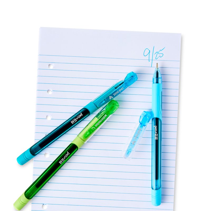 Scented Ballpoint Pens Set - 24 Assorted Ink & Fragrance, 1.0 mm Medium Point