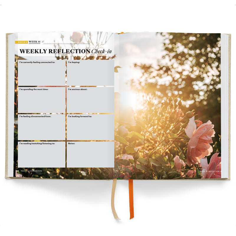 Oprah's Life You Want Planner - Weekly Intention Journal, Linen Cover