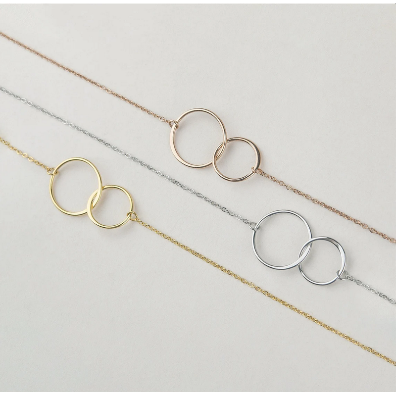 Personalized Mother's Day Necklace with Custom Card - Gold or Silver Gift for Mom