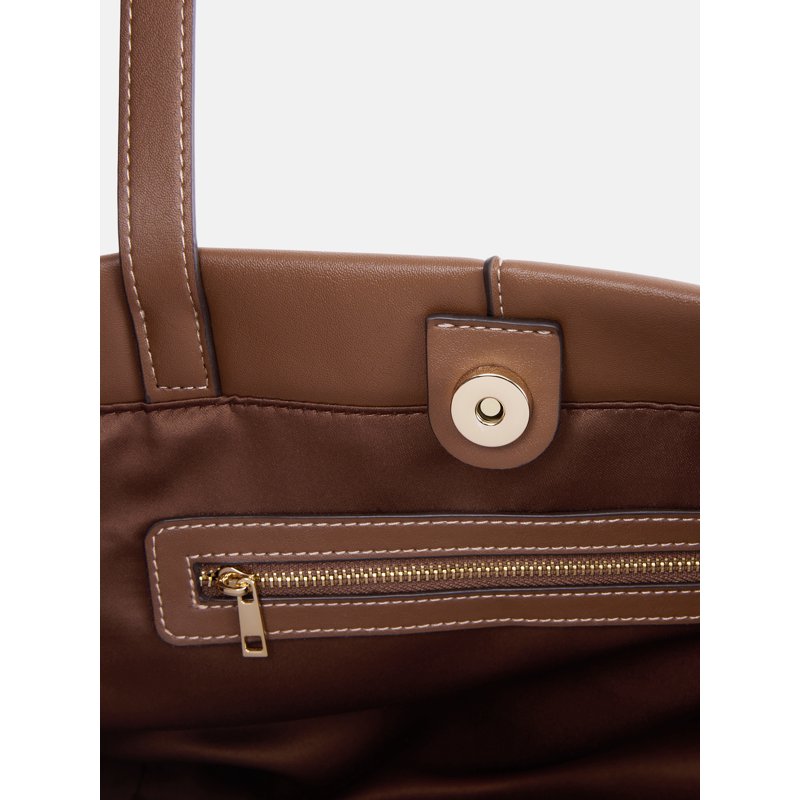Women's Tote Handbag with Studded Grommet Detail - Stylish & Functional
