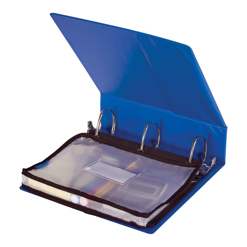 Expanding Clear Mesh Zipper Pouch for Office & File Storage - Letter Size