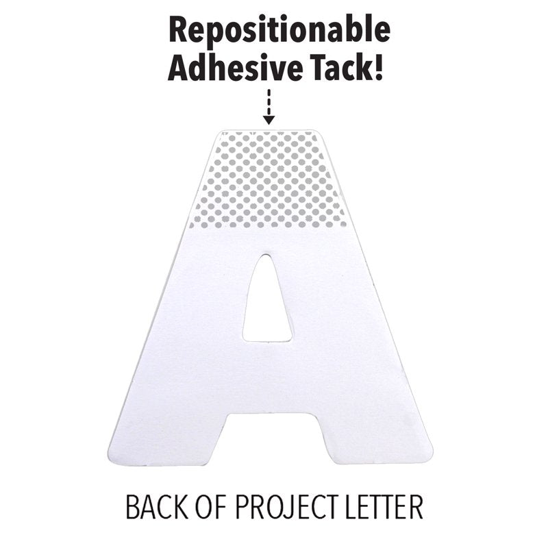 Paper Letters and Numbers Set - 2.5 Inch Holographic Multi-Colors, 216 Pieces