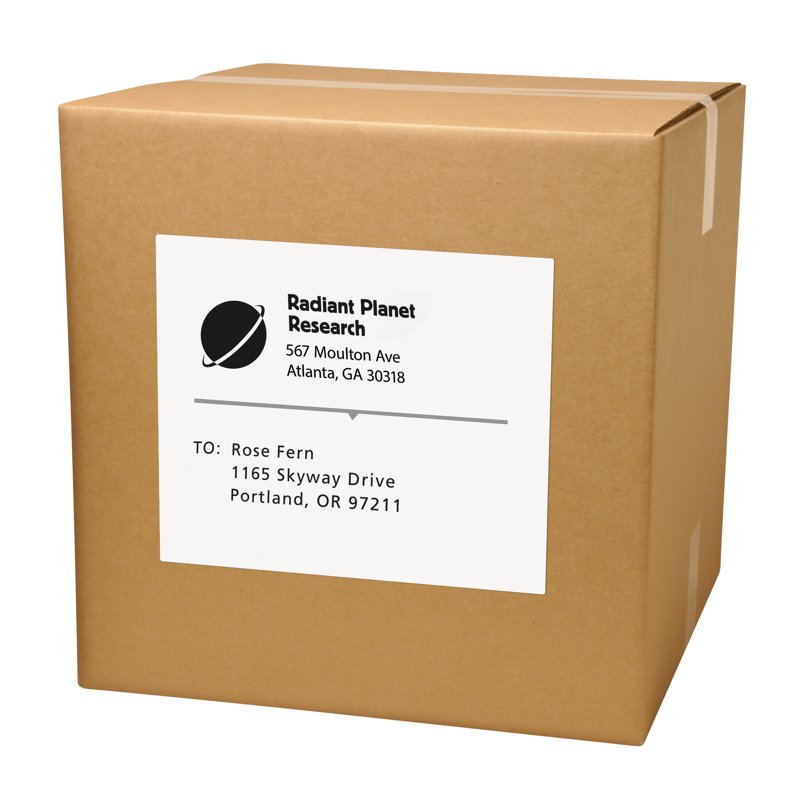 Full Page Shipping Labels for Copiers - 8.5 x 11 Inches, Permanent Adhesive, Pack of 100+