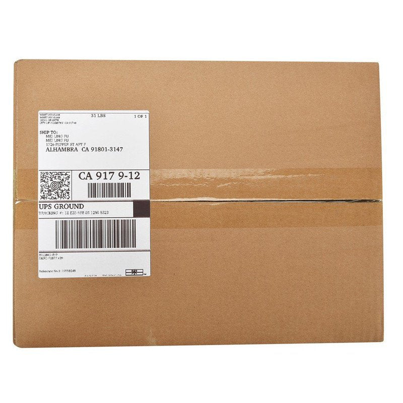100 Pack 4 x 6 Inch Fanfold Thermal Shipping Labels Self-Adhesive Blank