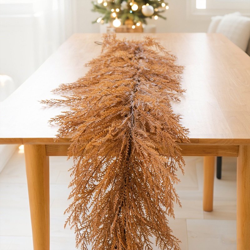 Artificial Horsetail Grass Vine Garland for Autumn Decor - 70.8 Inch