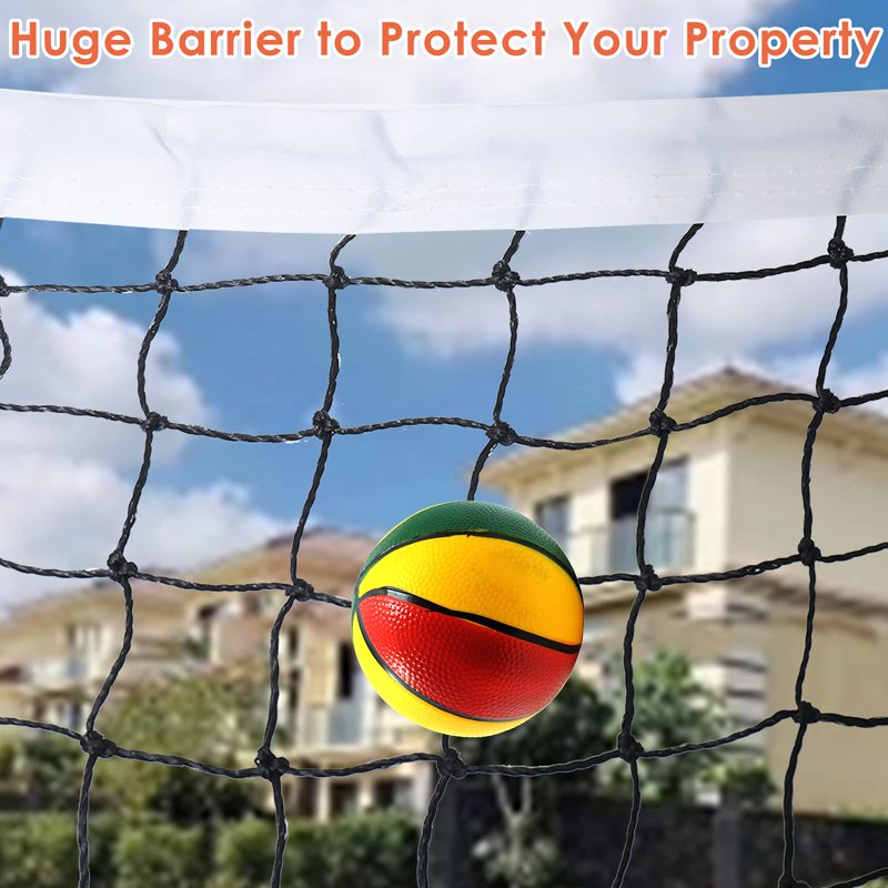 Heavy Duty Baseball & Soccer Backstop Net 10x15ft - Reinforced Nylon Sports Barrier