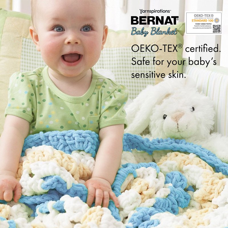 Super Bulky Polyester Yarn for Baby Blankets & Garments - 10.5oz 4 Pack