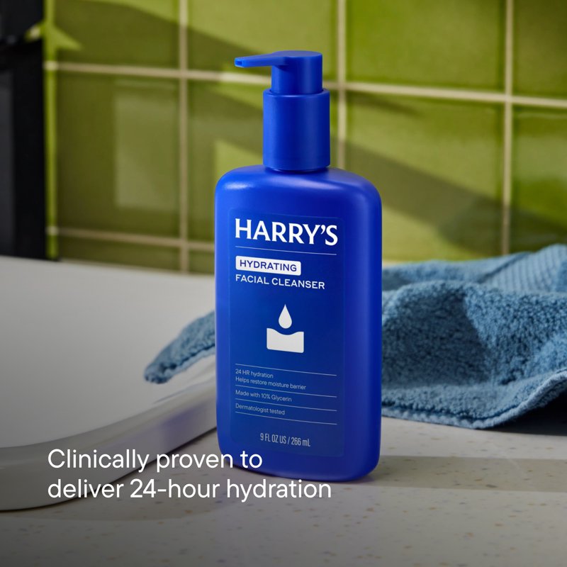 Men's Hydrating Facial Cleanser - Deep Cleansing & Moisturizing, 9 fl oz