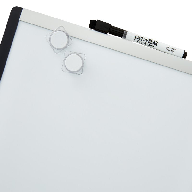 Magnetic Dry Erase Whiteboard 11x17 Inches with Marker & Magnets